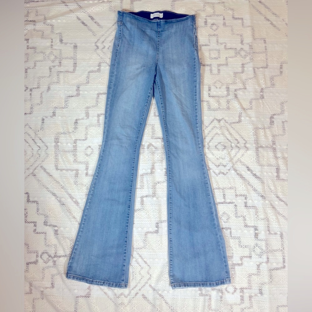 Jessica Simpson Light Blue Flare Jeans - Picture 2 of 6